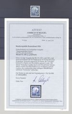 Bund Michel Nummer 260yy, 40 Pfg. als Versuchsdruck **, FA BPP