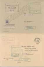 DDR Dienst, umfangreicher Posten mit auch 6 Briefen
