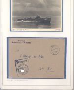 Dt. Feldpost 2. WK, Brief und Karte 11. Schnellboot Flottille M 60032