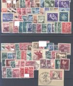 Dt. Reich, enormer gestempelter Posten auf 12 Steckkarten