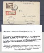 Dt. Feldpost 2. WK, Brief 1944 "Wim-Stelle" - Tarnbezeichnung aus Rees