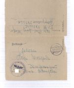 Dt. Feldpost 2. WK, Elite Brief 1944 mit Fehleinstellung Datum und Tarnstempel