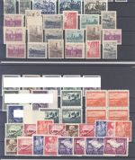 Dt. Bes. 2. WK, **/* Posten mit guten Werten auf 7 Steckkarten