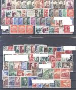 Dt. Reich, */** Posten aus 1933-39 auf 5 Steckkarten