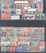 Dt. Reich, */** Posten aus 1933-39 auf 5 Steckkarten
