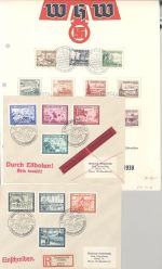 Dt. Reich, interessanter Belege Posten aus 1937-43