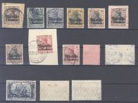 Deutsche Post Marokko Michel Nummer 46-58, Freimarken 1911, teils geprüft