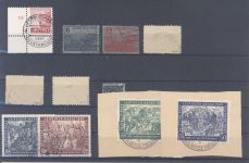 SBZ, gestempelter Posten mit auch vier Belegen