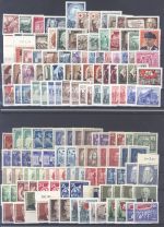DDR, ** Posten aus 1949-55 auf 4 Steckkarten