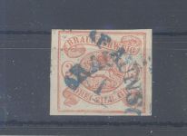 Braunschweig Michel Nummer 3, 3 Sgr. 1852 gestempelt, geprüft
