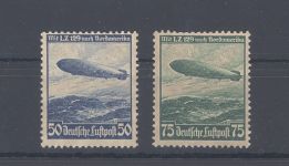 Dt. Reich Michel Nummer 606-07, Zeppelin 1936 ungebraucht *