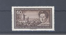 DDR Michel Nummer 478 X I, 60 Pfg. Freimarke 1953 **, geprüft BPP