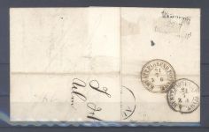 Württemberg, Bahnpost Brief mit Michel Nummer 14 als EF aus Ulm