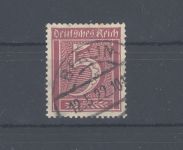 Dt. Reich Michel Nummer 177, 5 Pfg. 1921 gestempelt, geprüft BPP