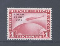 Dt. Reich Michel Nummer 456, 1 RM Polarfahrt 1931 **, geprüft BPP