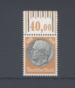 Dt. Reich Mi.Nr. 495 WOR, 100 Pfg. Freimarke 1933 Walzenoberrand **