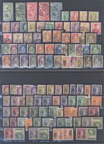 Schweiz, umfangreicher Posten aus 1900-32 auf 4 Steckkarten