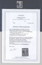 DDR Mi.Nr. 339 xbXI, 80 Pfg. Freimarke 1953 gestempelt, Befund BPP
