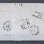 Württemberg, Bahnpost Brief mit Michel Nummer 4 als EF aus Wangen