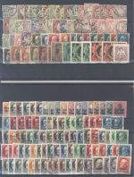 Bayern, umfangreicher Posten ab Wappenausgaben auf 3 Steckkarten