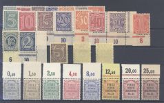 Dt. Reich Dienst Michel Nummer 1-5 und 16-33 aus 1903-20 **