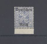 Dt. Reich Dienst Michel Nr. 60 Y, 20 Pfg. Freimarke 1920 **, geprüft BPP