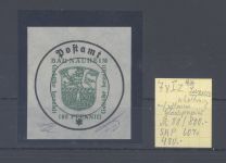 Dt. Lokalpost Bad Nauheim Michel Nummer 7 y I z, 108 Pfg. 1945 ** FA BPP