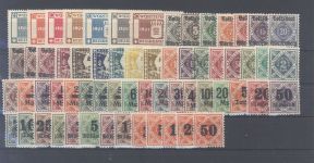 Württemberg, umfangreicher Posten auf 3 Steckkarten