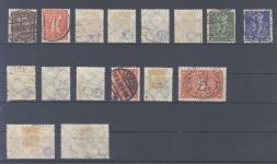 Dt. Reich Michel Nr. 177-96 weitgehend kpl. gestempelt, viel gp. Infla