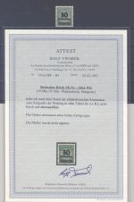 Dt. Reich Michel Nummer 336 A Wb, 10 Mrd. Freimarke 1923 **, FA BPP