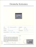 Dt. Kolonien DSWA, gestempelter Posten auf Abo Blättchen