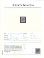 Dt. Kolonien DSWA, gestempelter Posten auf Abo Blättchen