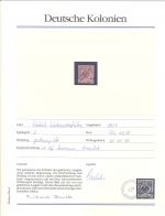 Dt. Kolonien DSWA, gestempelter Posten auf Abo Blättchen