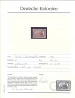 Dt. Kolonien DSWA, gestempelter Posten auf Abo Blättchen