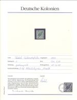 Dt. Kolonien DSWA, gestempelter Posten auf Abo Blättchen
