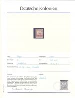 Dt. Kolonien Togo, */** Posten auf Abo Blättchen