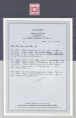 SBZ Mi.Nr. 46 Ea Z, 12 Pfg. Großröhrsdorf Versuchzähnung ** FA BBP