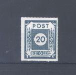 SBZ Mi.Nr. 48 G c, 20 Pfg. Loschwitz Postmeisterzähnung **, gp. BPP