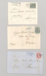 Hannover, 30 Briefe mit vielen verschiedenen Orten als Posten