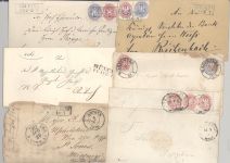 Altdeutschland, 88 Belege mit vielen verschiedenen Orten als Posten