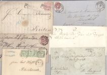 Altdeutschland, 88 Belege mit vielen verschiedenen Orten als Posten