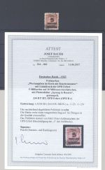 Dt. Reich Mi.Nr. 334 B HT, 5 Mrd. Freimarke 1923 gestempelt Befund BPP