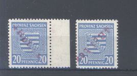 Dt. Lokalpost Wittenberg Michel Nummer 21 und 21 K II **