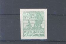 SBZ Michel Nummer 32xb **, 5 Pfg. Freimarke 1946, geprüft BPP