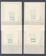 Berlin, Michel Nummer 106-09, Gedächtniskirche ESST Briefstücken, gp BPP