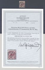 Dt. Reich Mi.Nr. 50aa, 50 Pfg. Adler -Krone 1889 gestempelt, FA BPP