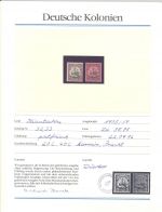 Dt. Kolonien Kiautschou, ** Posten aus Abosammlung auf 5 Blättern