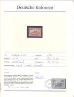 Dt. Kolonien Kiautschou, ** Posten aus Abosammlung auf 5 Blättern