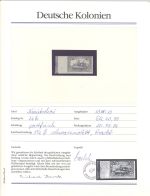 Dt. Kolonien Kiautschou, ** Posten aus Abosammlung auf 5 Blättern