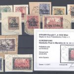 Deutsche Post Marokko Michel Nummer 46/58 Briefstücke, viel geprüft